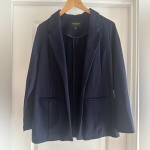 Liverpool Women's Navy Open-Front Blazer